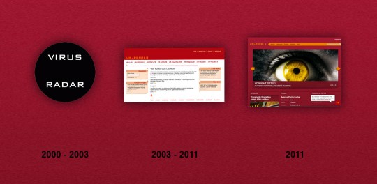 www.virus-radar.de: Im September 2000 ging die erste Webseite von vm-people an den Start